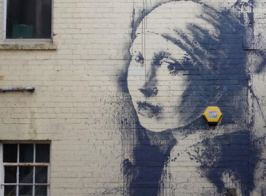 Banksy 'Girl With The Pierced Eardrum' - Credit Visit West